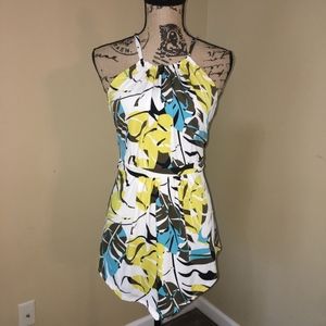 Asymetrical print top